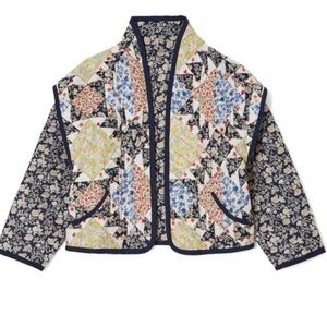 Louise Misha Reversible Quilted Jacket / Vest Size M $110 Orig $350